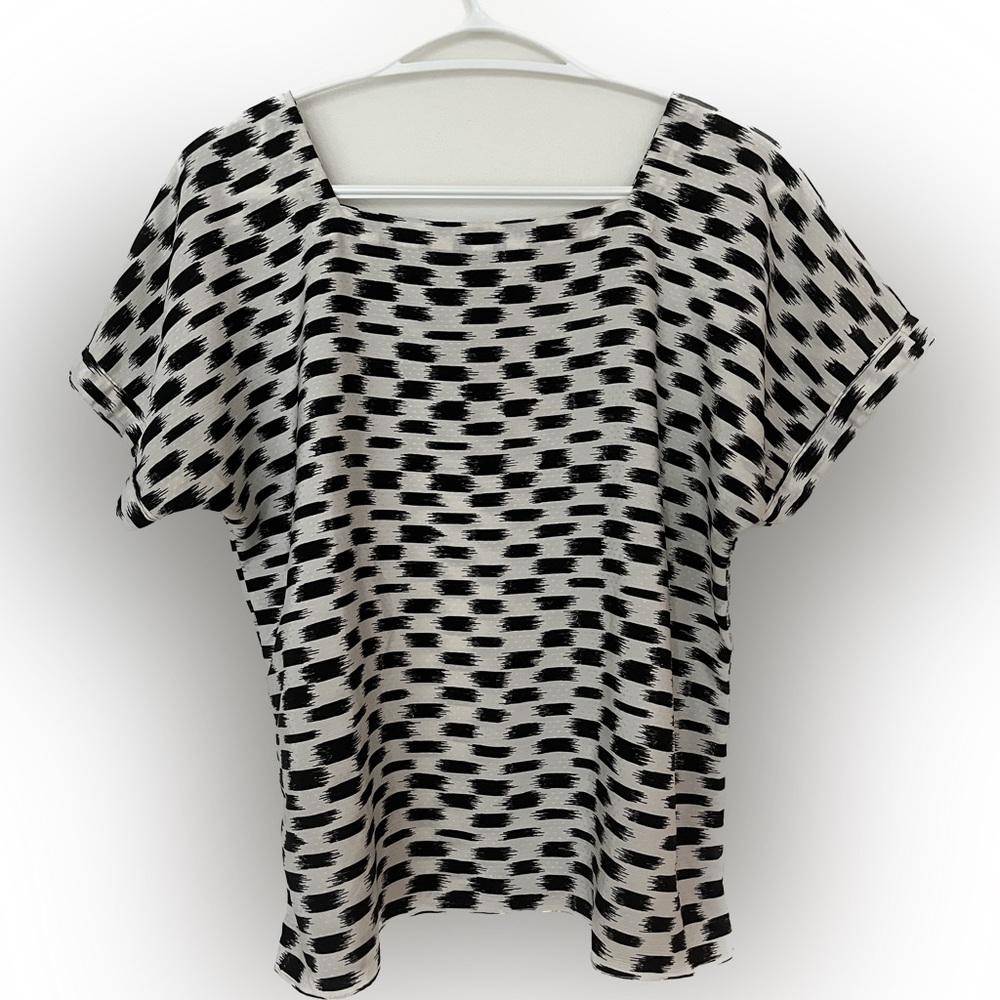 Square neck vintage blouse